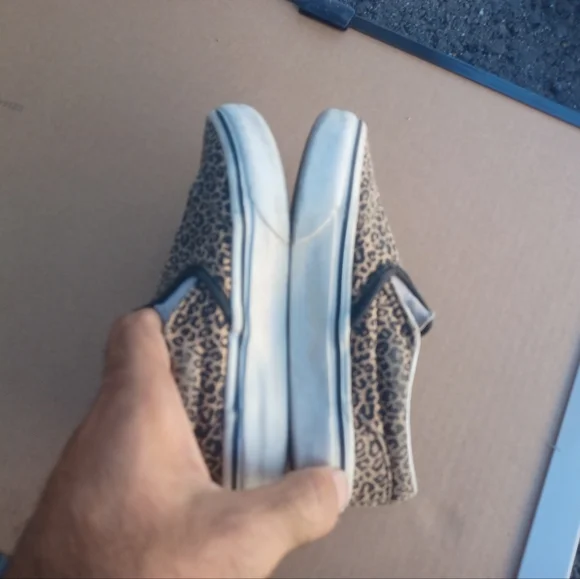 Kids vans leopard print shoes - Picture 6 of 7